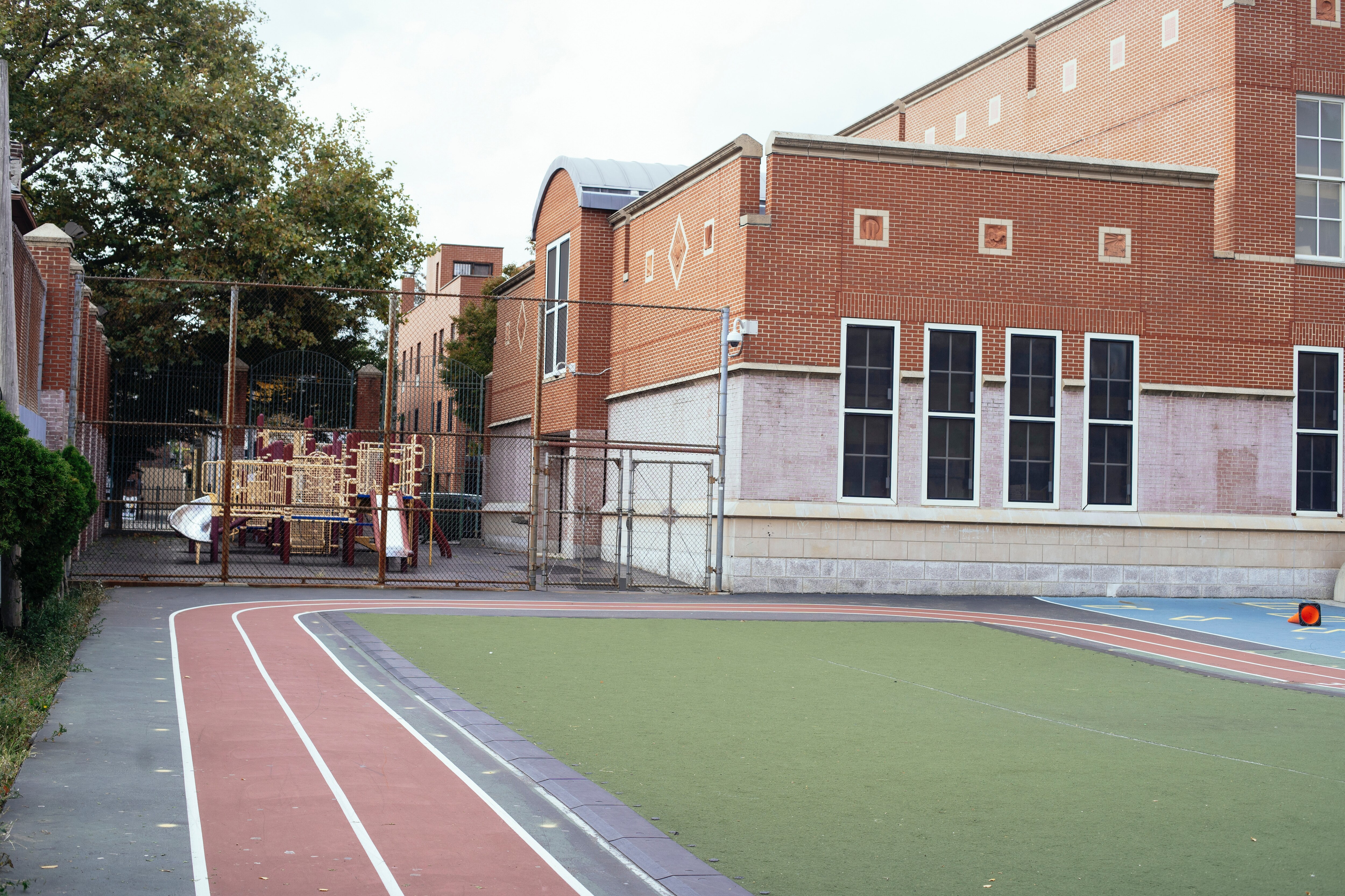 School and playground